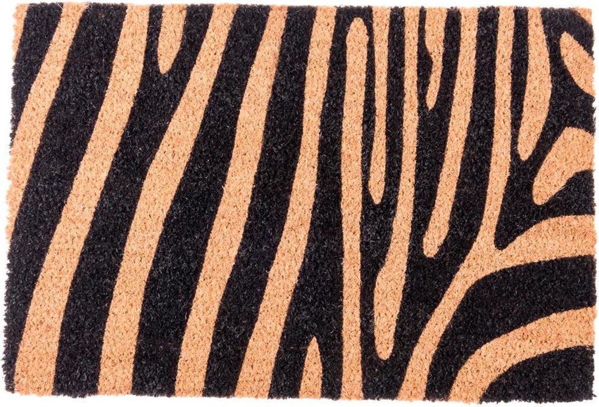 ZEBRA Deurmat - 40 x 60 cm - dierenprint - halaccessoires