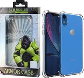 ATB Design Anti Shock Case TPU+PC iPhone Xr - Transparant