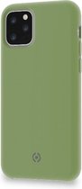 Celly Leaf Silicone Back Cover Apple iPhone 11 Pro Groen