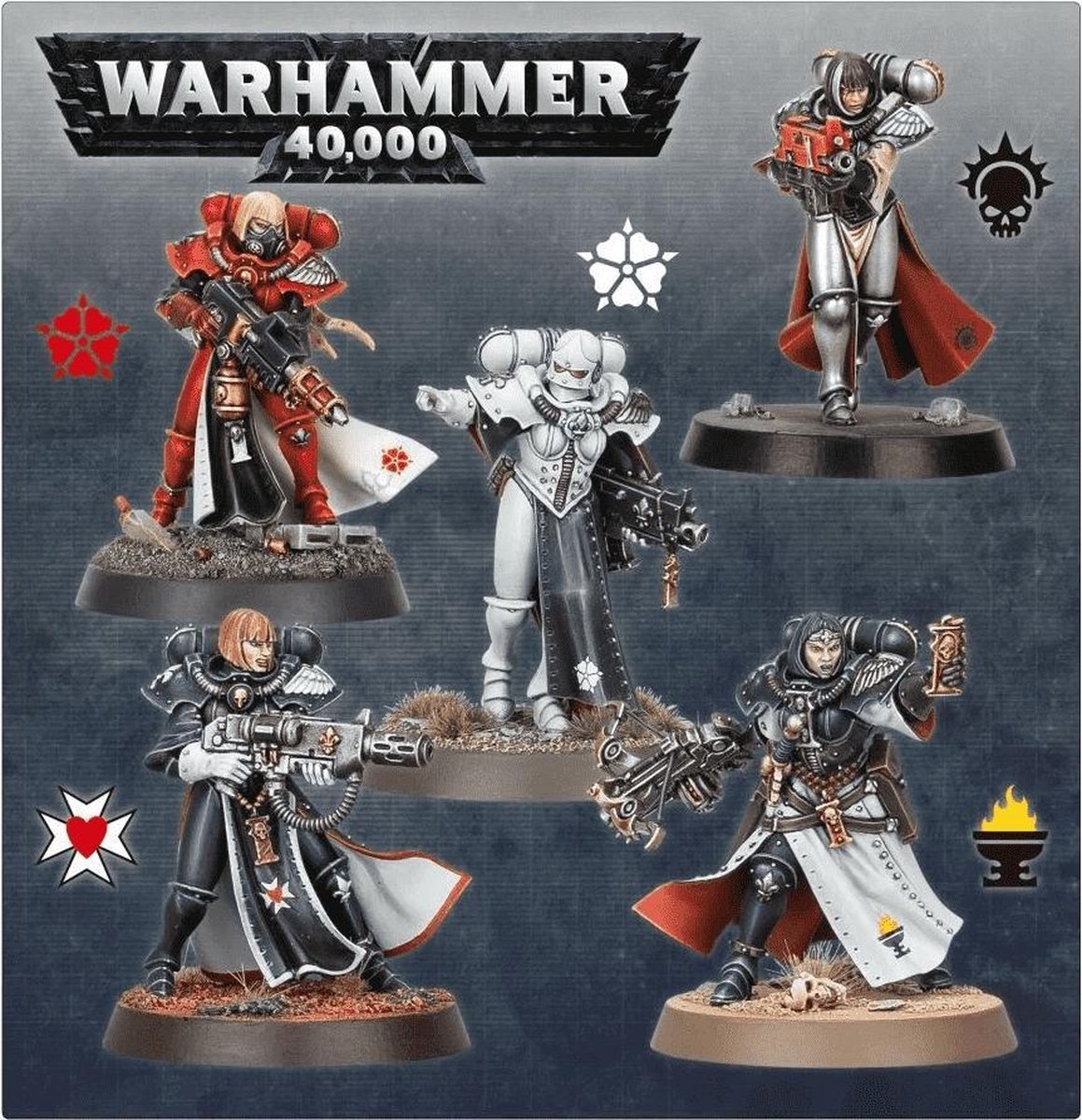 9032) BATTLE SISTERS Squad Adepta Sororitas Sisters Of Battle