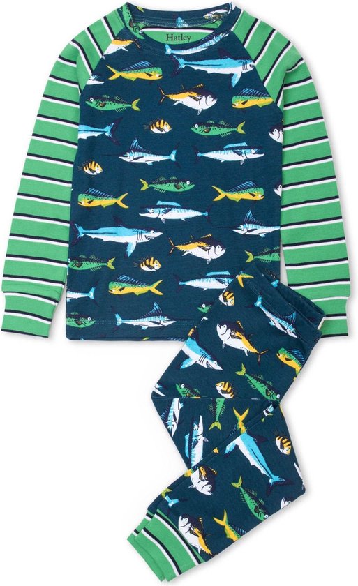 Hatley pyjama jongens Game Fish 110-116 | bol.com