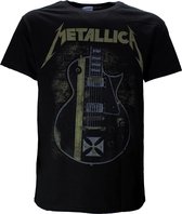 Metallica Hetfield Iron Cross Band T-Shirt Zwart - Officiële Merch