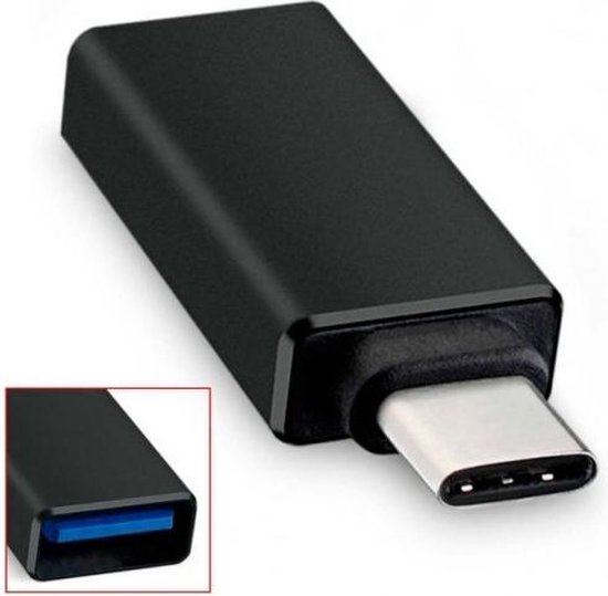 knop Malen Rally USB - C 3.1 verloop adapter - USB -C naar USB-A converter - OTG | bol.com