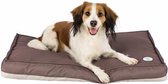 Keddoc Insect kussen 80x55cm beige/bruin