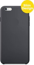 iPhone 6 en 6s Plus Telefoonhoesje | Soft Touch Siliconen Smartphone Case | Back Cover Zwart