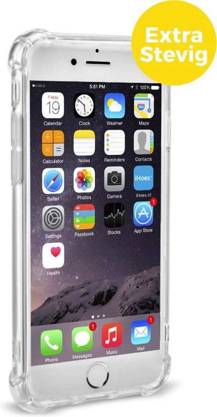 van mening zijn Geweldig Aubergine iPhone 6 en 6s Plus Telefoonhoesje | Transparant Siliconen Tpu Smartphone  Case | Back... | bol.com