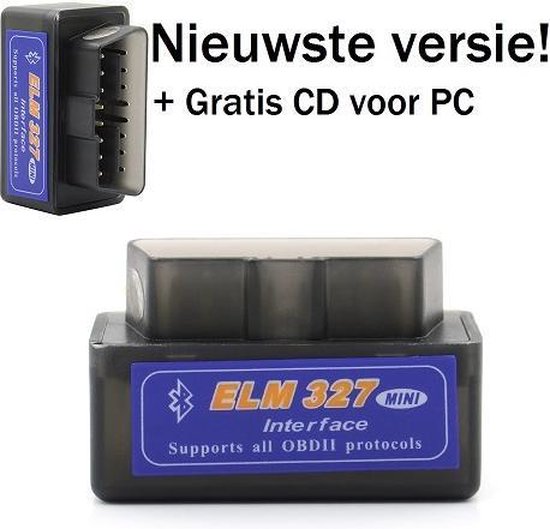 OBD2 - Elm327 - Bluetooth - New edition - Car scanner - Foutcodes -  Boordcomputer... | bol.com