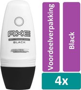 Axe Deodorant Roller Black - Voordeelverpakking 4 X 50 ml
