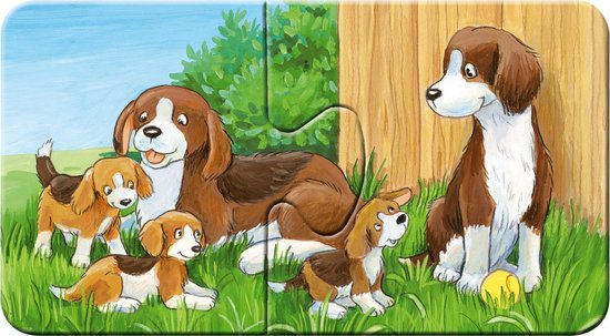 Ravensburger Dierenfamilies op de boerderij - My First puzzles - 9x2 stukjes - kinderpuzzel van Ravensburger — afbeelding 3