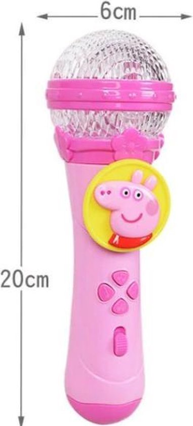 - Premium Peppa Pig Microfoon met Muziek en Licht - Kinder Microfoon | bol.com