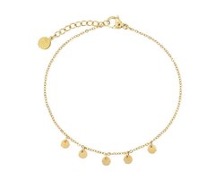 foto van Coin bracelet - Goudkleur RVS