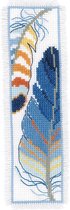 Bladwijzer kit Blauwe pluimpjes set van 2 - Vervaco - PN-0170379