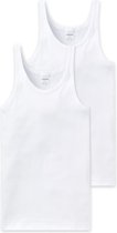 Schieser Cotton Essentials Heren Onderhemd - Wit - Maat XXL