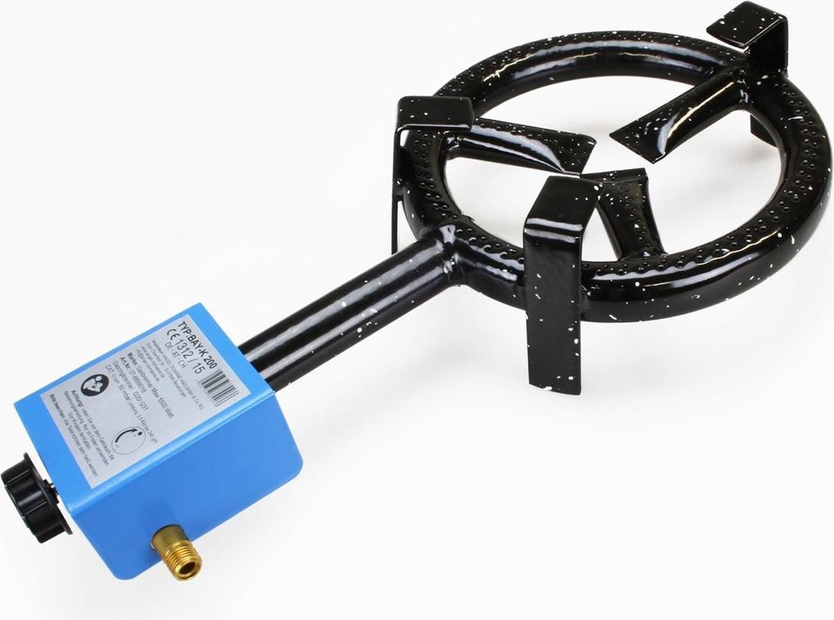 Eurocatch Outdoor Gasbrander Maxi 5500W Voor Rookoven - 5500.0 Watt - Incl. Draagkoffer - Blauw