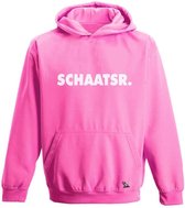 Schaatsen Hoodie Kids SCHAATSR. fluo roze XS (3/4jr)