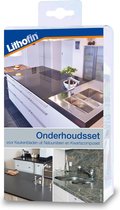 Lithofin MN - Onderhoudsset voor werkbladen in natuursteen en composiet - Vuiloplosser 500ml & Easy Clean 500ml