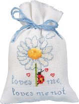 Kruidenzakje kit Lieveheersbeestje op bloem - Vervaco - PN-0011761