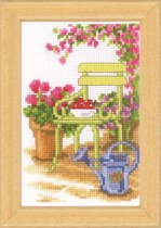Miniatuur kit Op de tuinstoel - Vervaco - PN-0003720