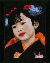 LanArte Japanese Girl borduren (pakket) PN-0021214