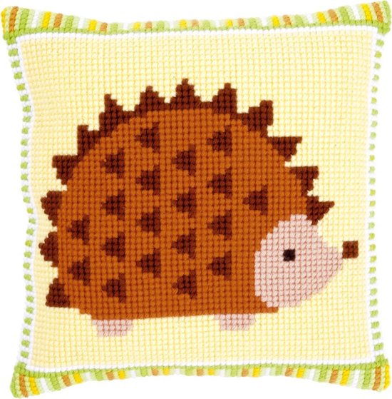 Kit Broderie Verbaco Coussin Point De Croix Bebe Herisson Pn Bol Com