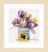 Borduurpakket Crocussen - Marjolein Bastin