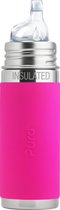 Pura thermos tuitfles 260 ml + roze sleeve
