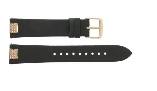 Horlogeband Fossil ES3888 Leder Grijs 18mm bol