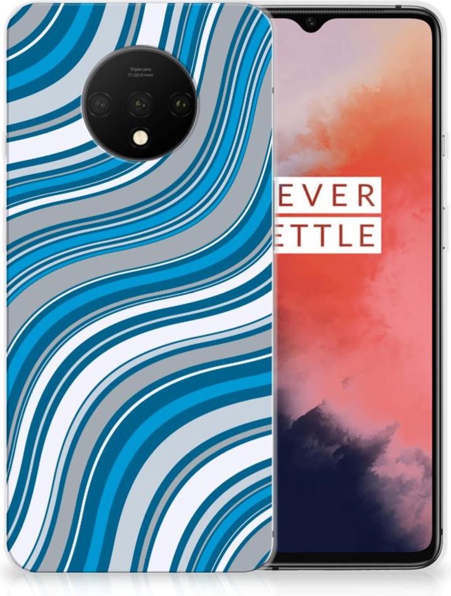 OnePlus 7T TPU bumper Waves Blue