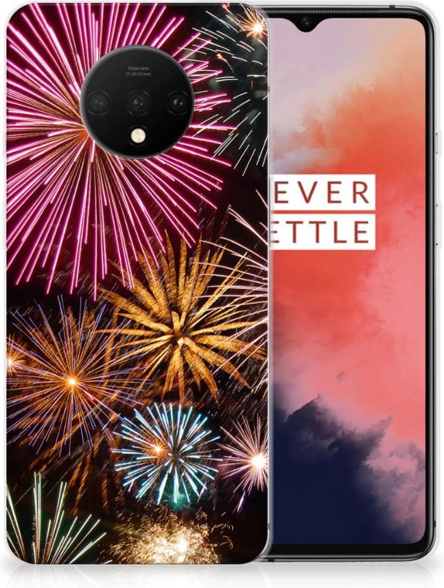 OnePlus 7T Silicone Back Cover Vuurwerk