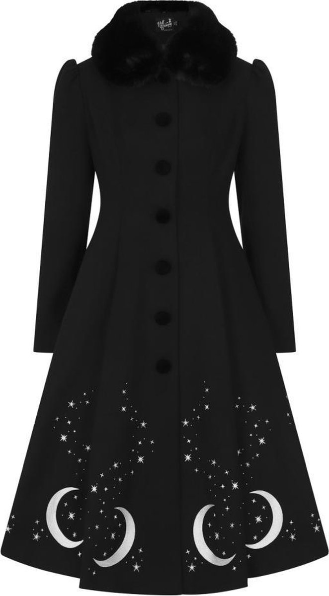 Hell Bunny Interstellar Dames Lange jassen - zwart - M