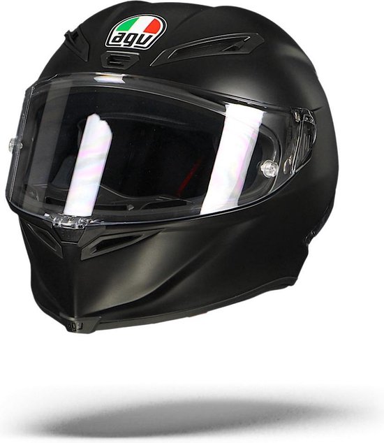AGV CORSA R / MATT BLACK アジアンフィット Casque intégral Agv Corsa R Matt Black - Casque de moto - Taille L
