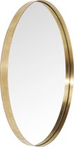 Kare Spiegel Curve Round Brass