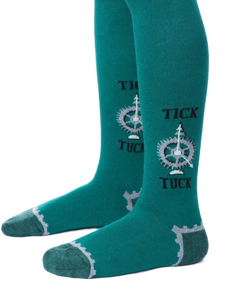 Kinderen maillot uniseks marine tekening zijkant, maat 116/122 (18), donker-turquoise