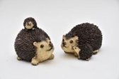 Decoratief Beeld - Herfst Artikelen Poly Met Kind Keuzemogelijkheden - Kunststof - Teeninga Palmen - 7 X 10 Cm