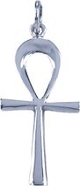 Zilveren Ankh ketting hanger - middel