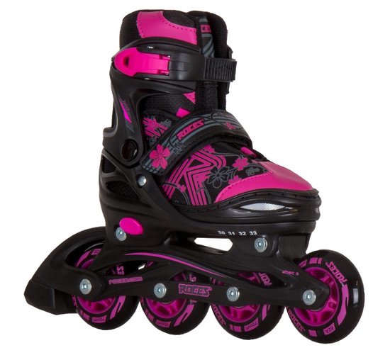 Roces Jokey 3.0 verstelbare inline skates - Maat 38-41 - pink