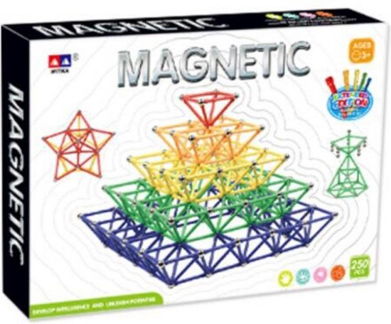 Magnetische Bouwblokken set - Magneet Bouwstenen - Constructie blokken 3D Speelgoed... | bol.com