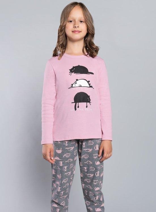 Familie Pyjama voor kinderen Dima Roze 145 Size : 110/116