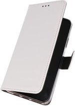 Booktype Telefoonhoesjes - Bookcase Hoesje - Wallet Case -  Geschikt voor Samsung Galaxy A70s - Wit