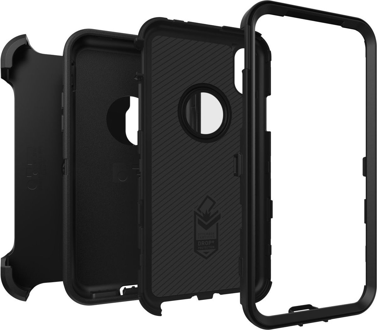 Otterbox Defender Case voor Apple iPhone X Xs Zwart bol