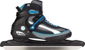 Nijdam Norenschaats - Semi-Softboot - Zwart/Zilvergrijs/Blauw - 46