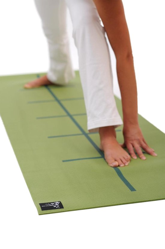 Yogamat plus alignment bordeaux Fitnessmat YOGISTAR van YOGISTAR — afbeelding 4