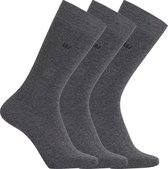 Cristiano Ronaldo 7 Socks Cotton Stretch 3-Pack Basic Line Men Grey - Maat 40/46