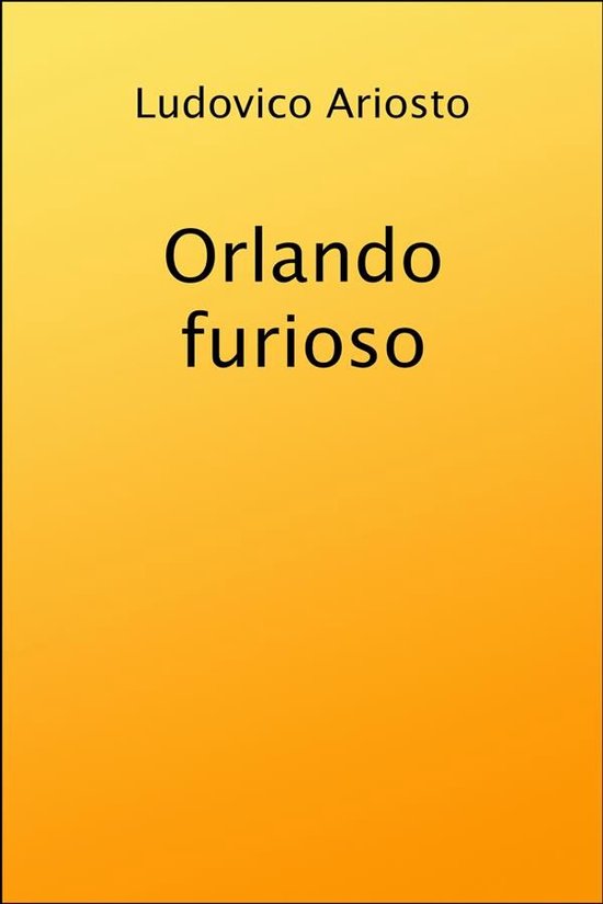 Orlando furioso - cover