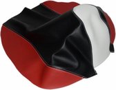 Zadelhoes Yamaha Aerox 2013 zwart rood wit