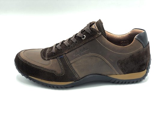 Australian Footwear Heren Sneakers Barclay Tan Leer - Tan - maat 41