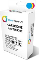 Merkloos – Inktcartridge / Alternatief voor de huismerk inkt cartridge voor Hp 300Xl kleur met niveau-indicator wit Label