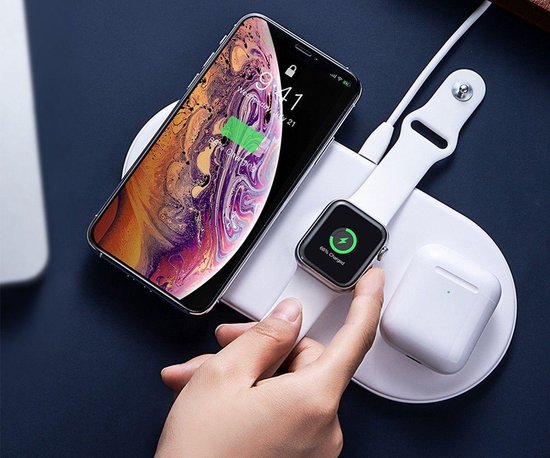 Chargeur rapide sans fil Apple Watch et iPhone 2 en 1 Baseus Dual