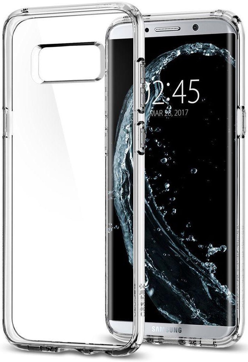 Spigen Ultra Hybrid Hoesje Samsung Galaxy S8 Plus Transparant