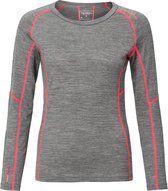Tenson Thermoshirt - Maat S  - Vrouwen - grijs/roze
